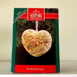 Hallmark For The One I Love Keepsake Christmas Ornament in box